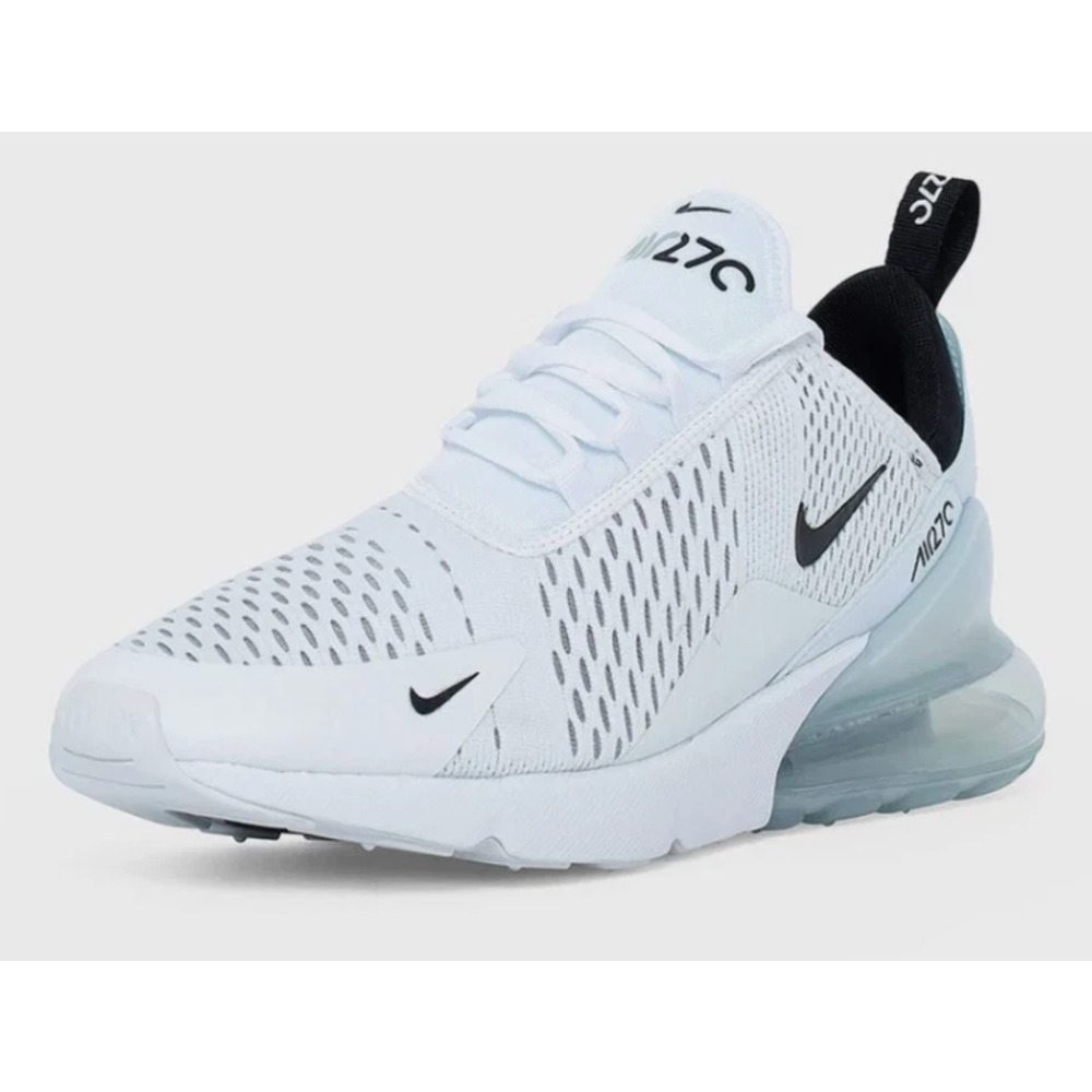 Size 8 - Men's Nike Air Max 270 Running Workout Shoes White/Black AH8050-100
